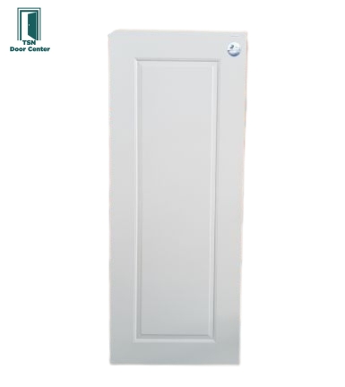 ประตูUPVC(ไวนิล) ทึบล้วน PNR007 ยี่ห้อโพลีวู้ด สีขาว ใช้ภายนอก ทนแดดทนฝน กันน้ำ 100%